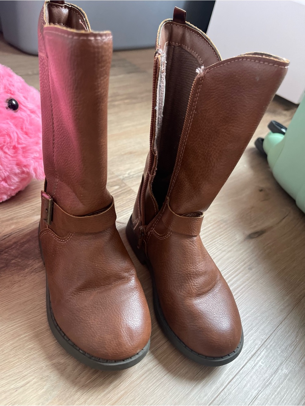 Kids Brown Tall Riding Boots